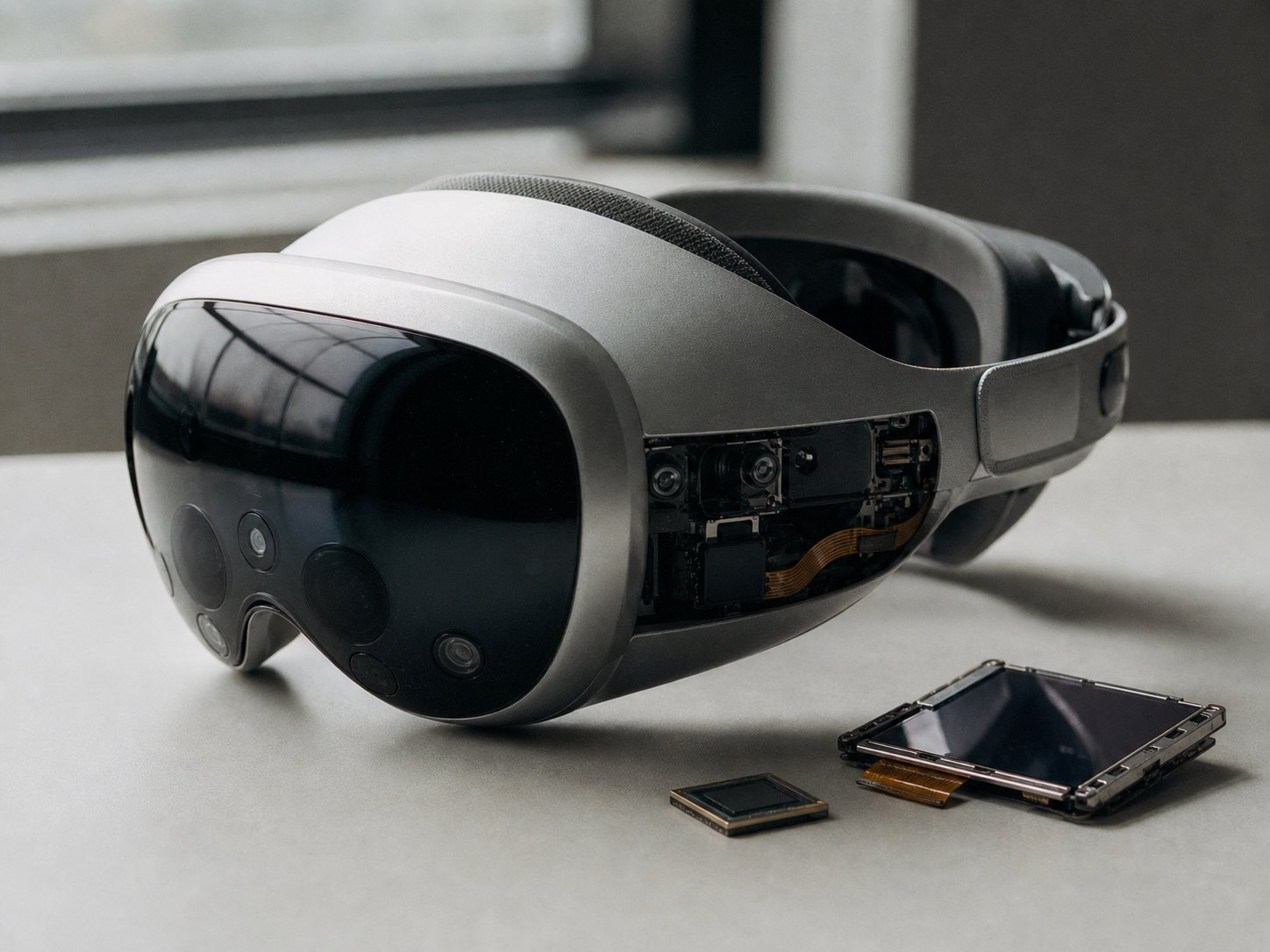 苹果Vision Pro 2代谍照曝光，搭载M5芯片与micro-OLED 4K屏